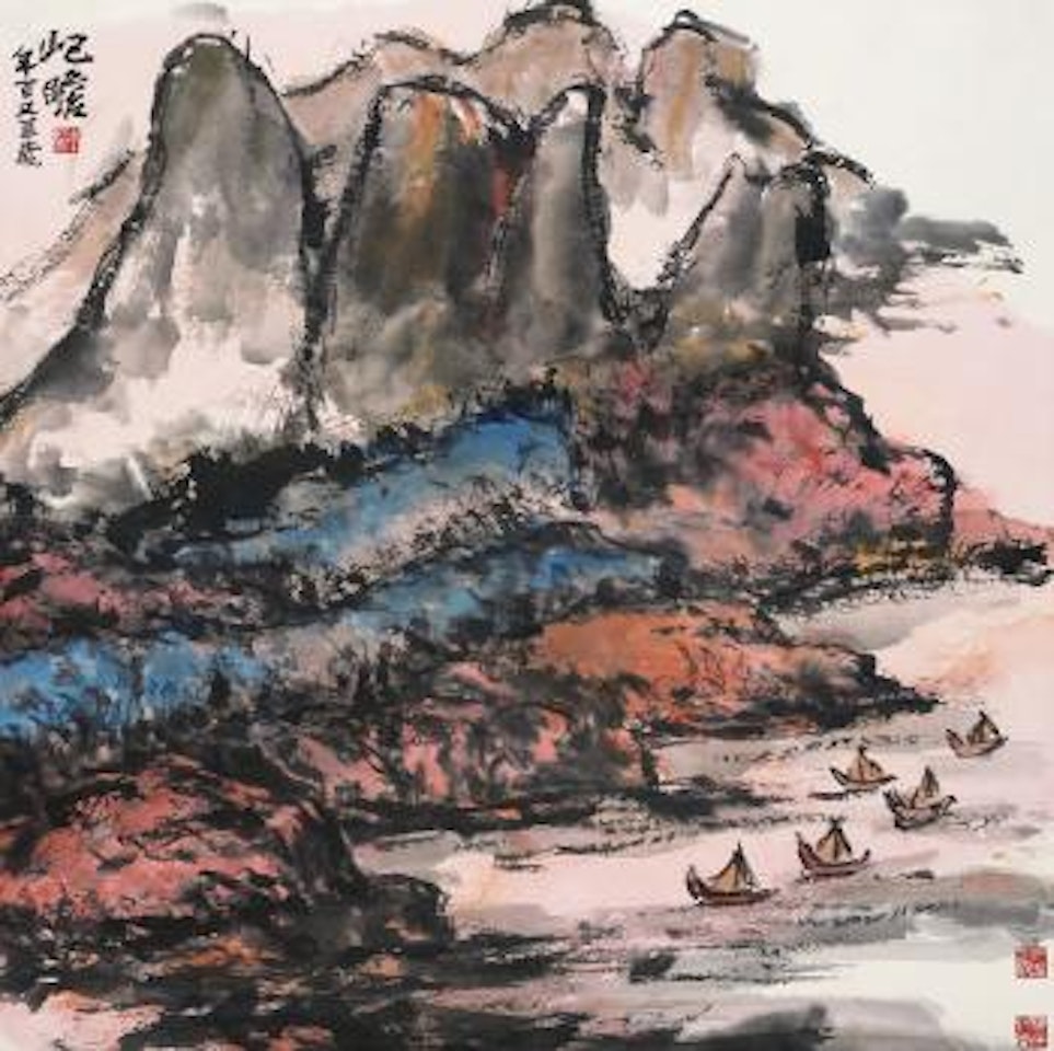 Returning Boat by Zhu Qizhan