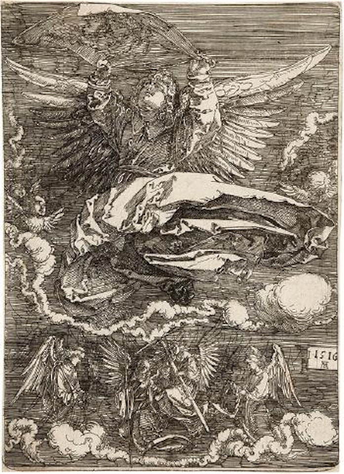 Das Schweisstuch, von einem Engel gehalten by Albrecht Dürer