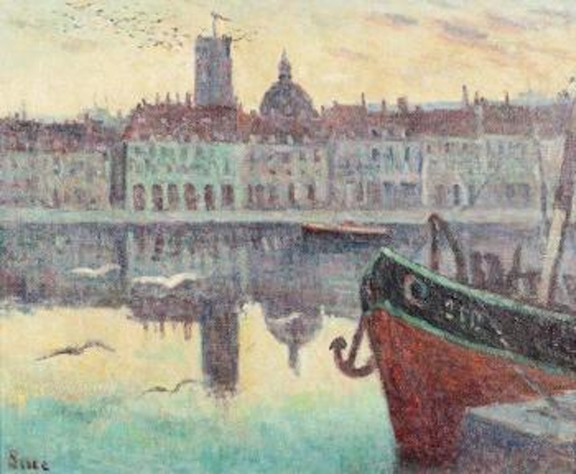 Le port de Dieppe by Maximilien Luce