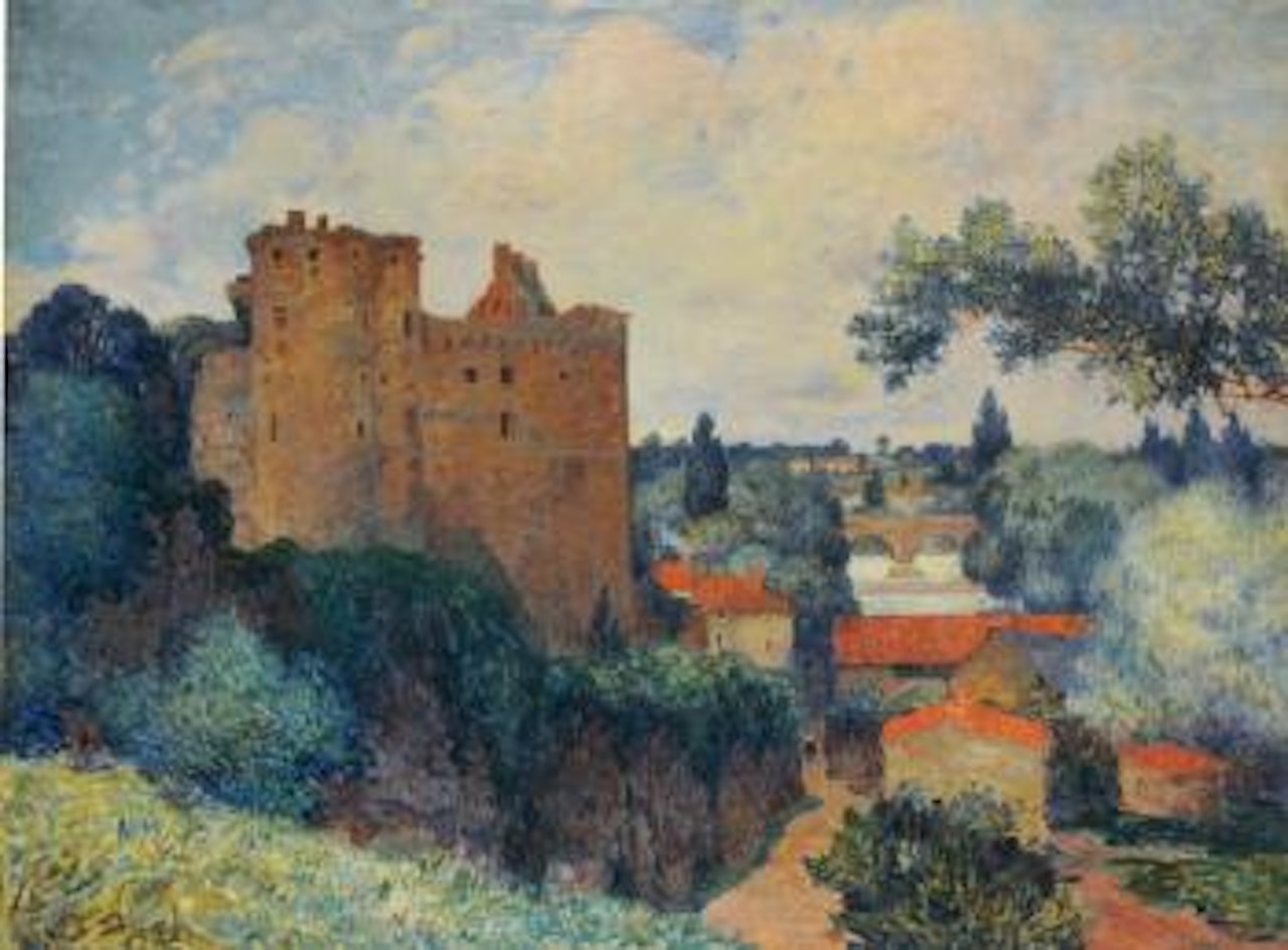 Vue du château de Clisson by Ferdinand du Puigaudeau