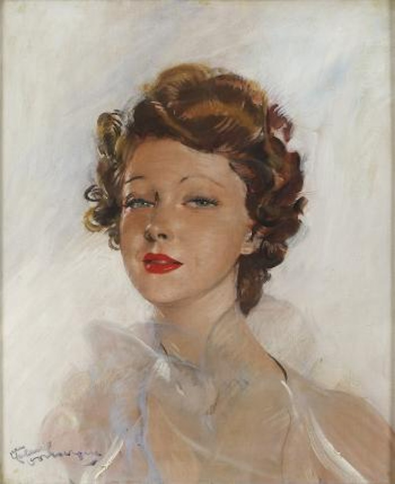 Portrait anonyme by Jean Gabriel Domergue