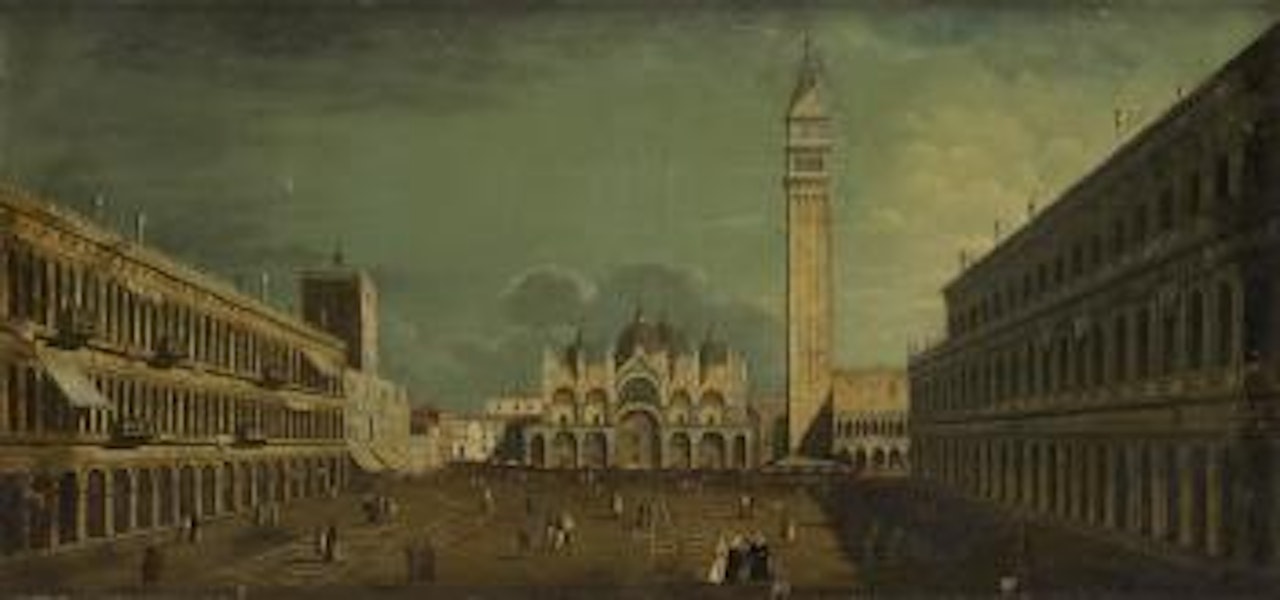 Vue de la place Saint Marc à Venise by Italian School