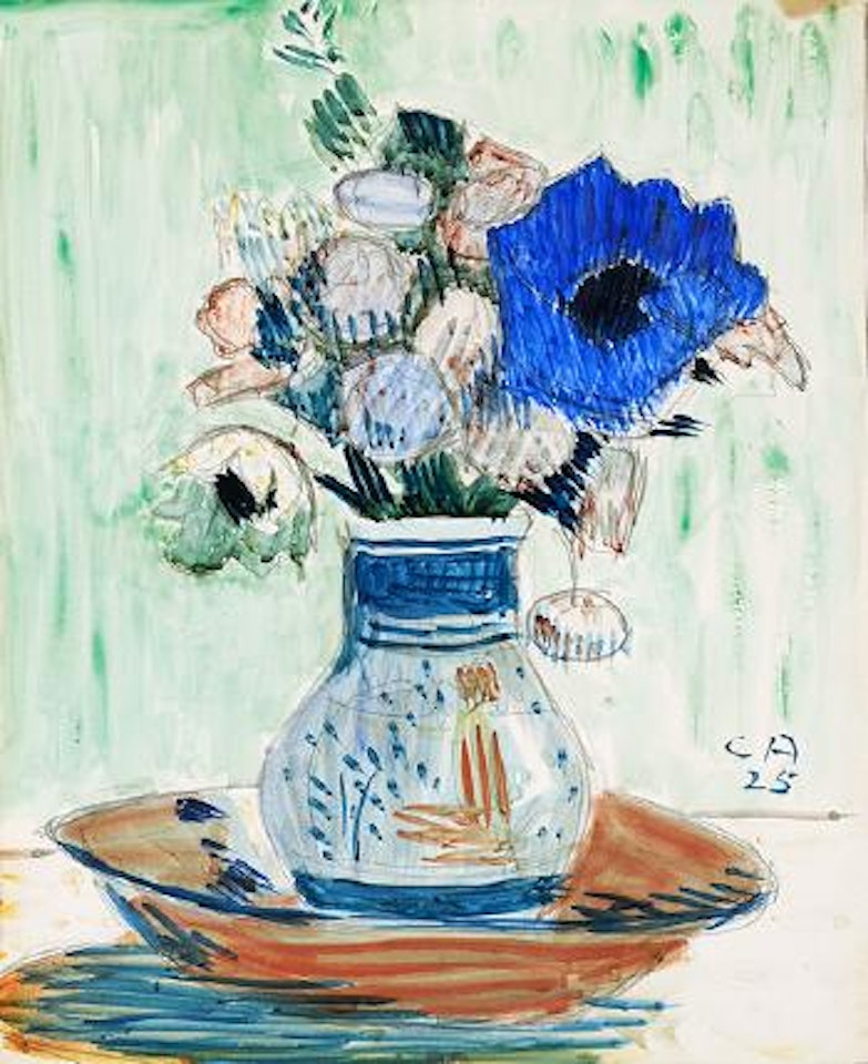 Anemonen in Vase by Cuno Amiet