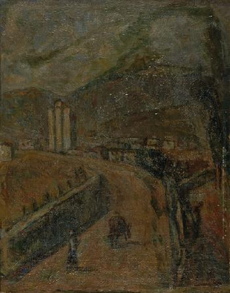 Vue de Sion, le Silo by Rene Auberjonois