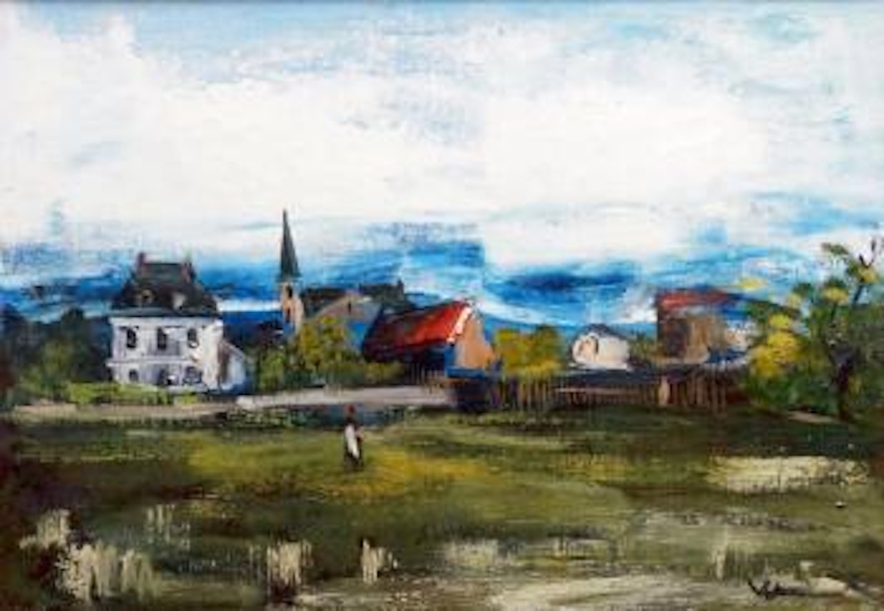 Le village by Maurice de Vlaminck