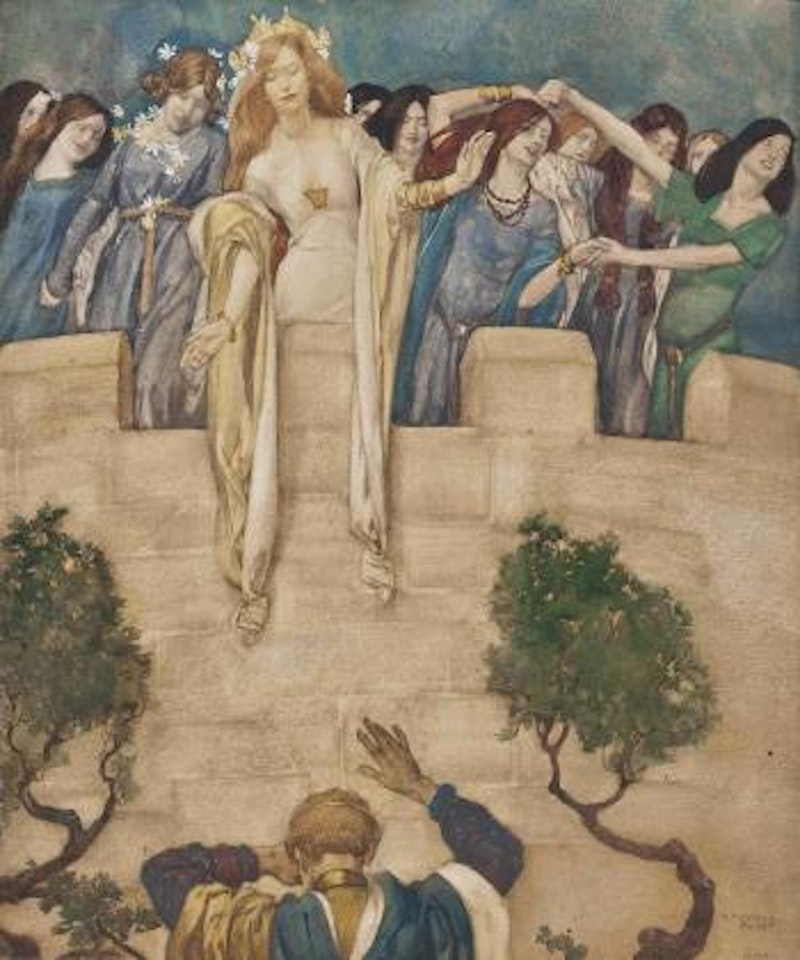 Le Morte d'Arthur by William Russell Flint