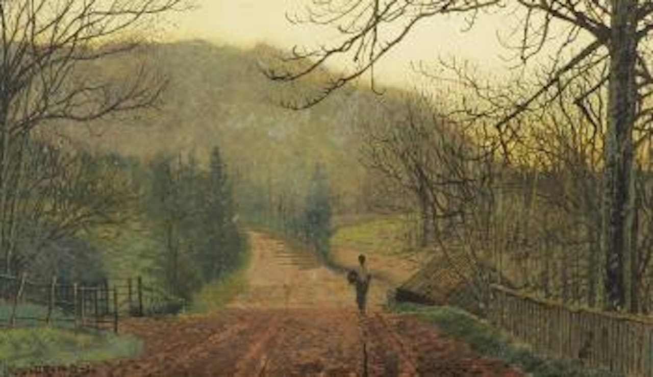 Forge Valley, Hackness, near Scarborough by John Atkinson Grimshaw