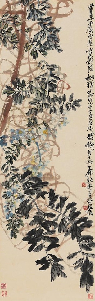 Wisteria by Wu Changshuo