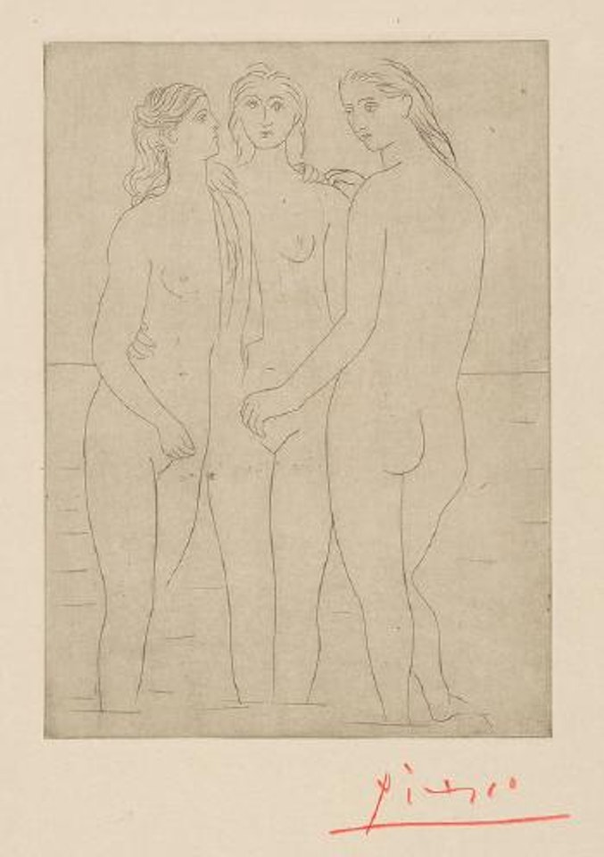 Les Trois Baigneuses I by Pablo Picasso