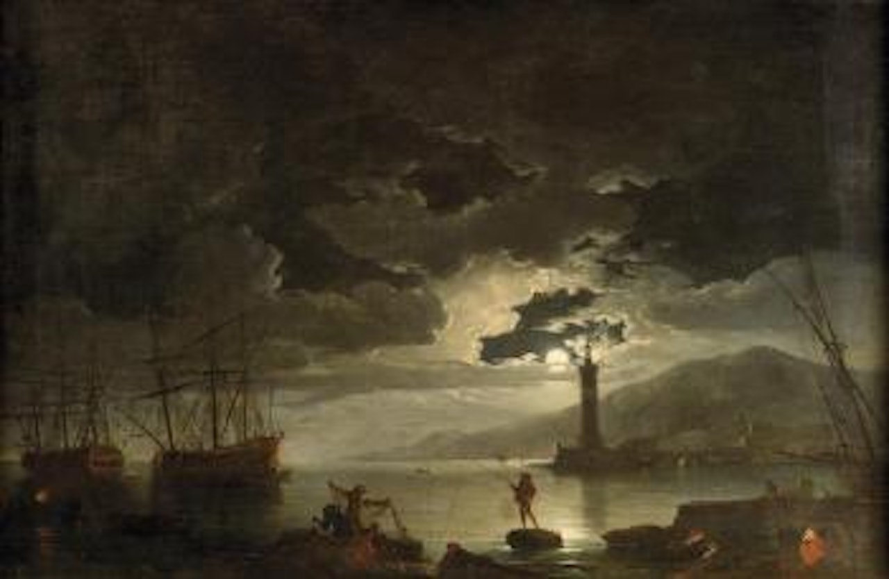 Clair de lune by Claude Joseph Vernet