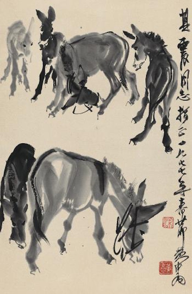Six Donkeys by Huang Zhou