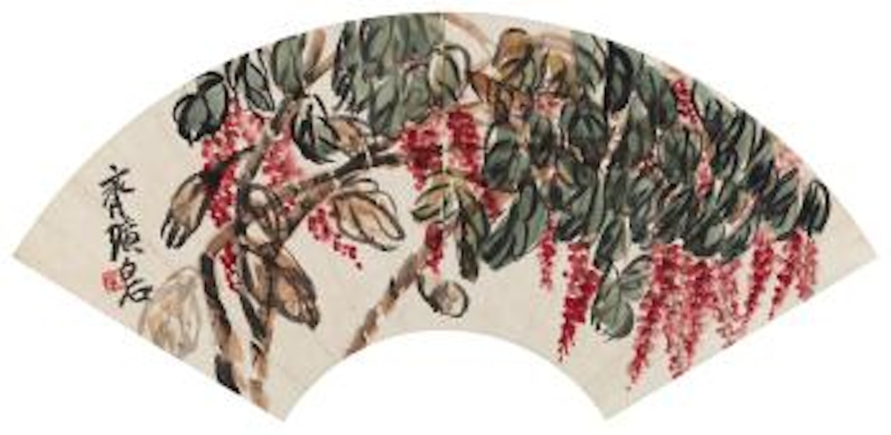 Red Flowers by Qi Baishi