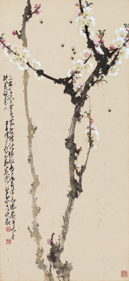 Insect and Peach Blossom by Zhao Shao'ang