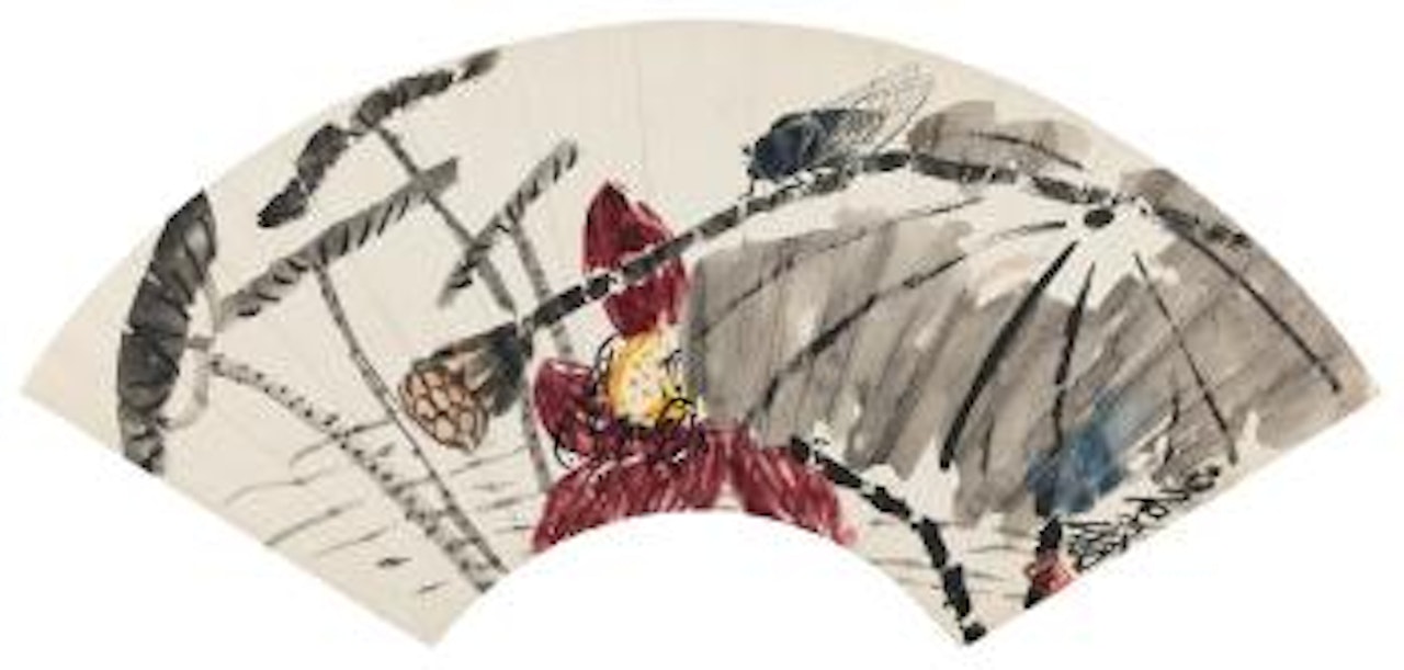 Lotus, Grass And Insects by Qi Baishi