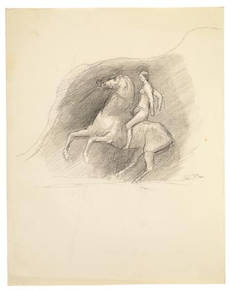 Ecuyère à cheval by Odilon Redon