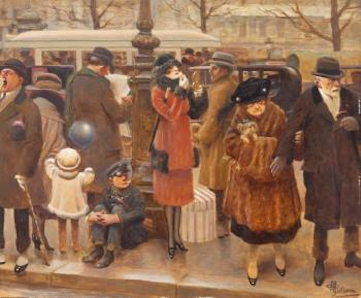 Les réfugiés by Albert Guillaume
