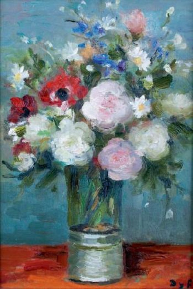 Bouquet au vase de Léonora by Marcel Dyf
