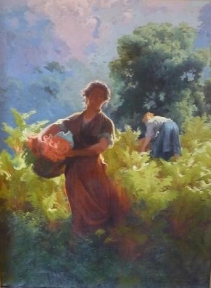 La cueillette des champignons by Carlo Brancaccio