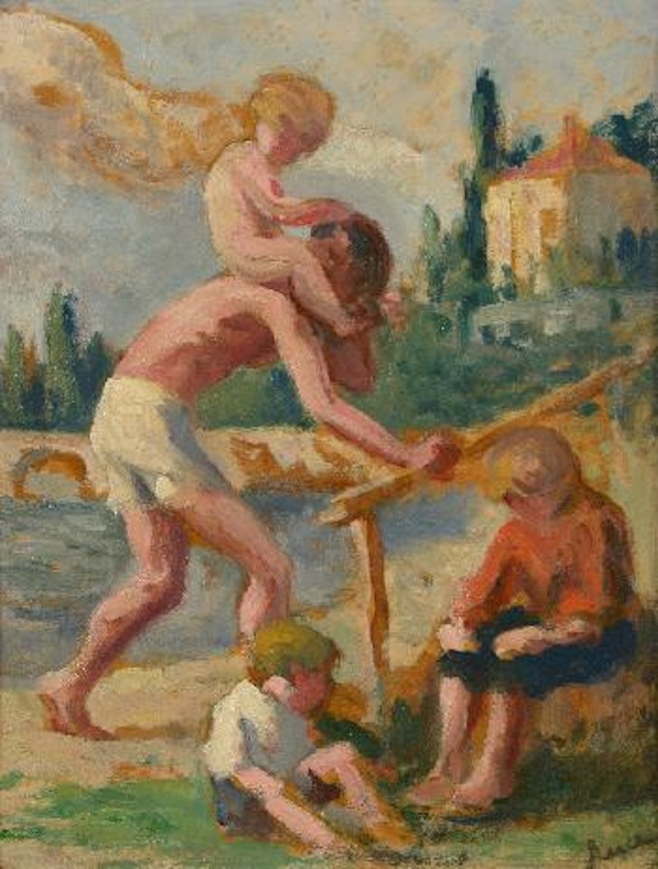 La baignade by Maximilien Luce