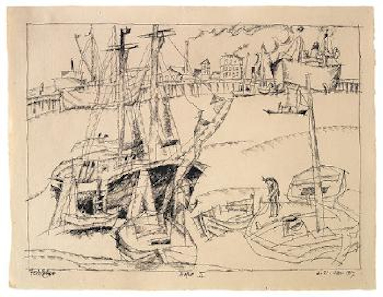 Hafen II by Lyonel Feininger