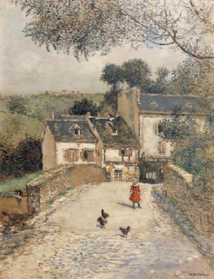 La robe rouge by Jean Francois Raffaelli