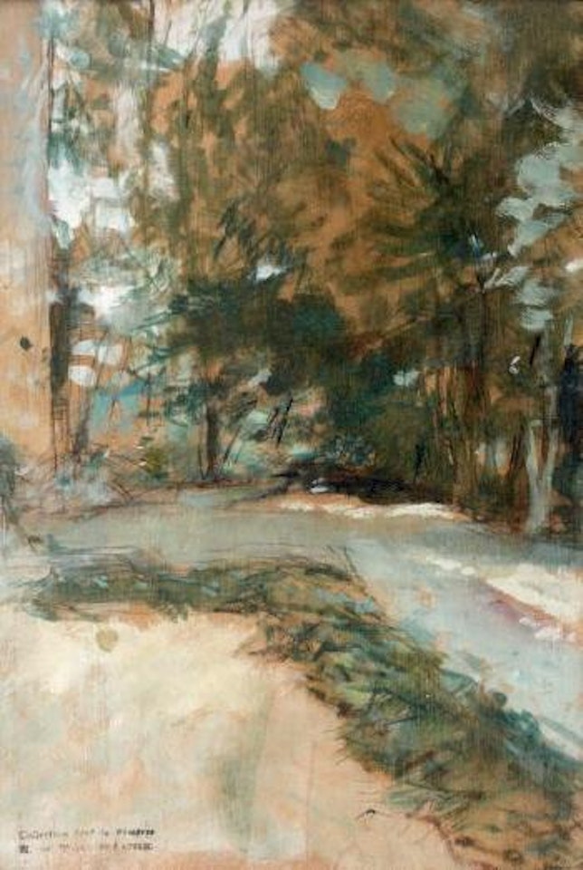 Chemin en sous-bois (allée du château de Malromé) by Henri de Toulouse-Lautrec