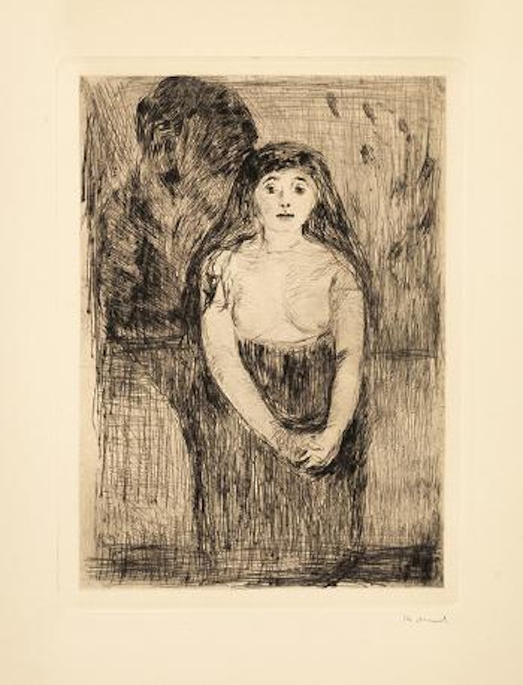 Modellstudie by Edvard Munch