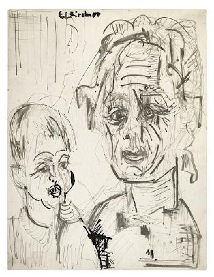 Mutter und Knabe by Ernst Ludwig Kirchner