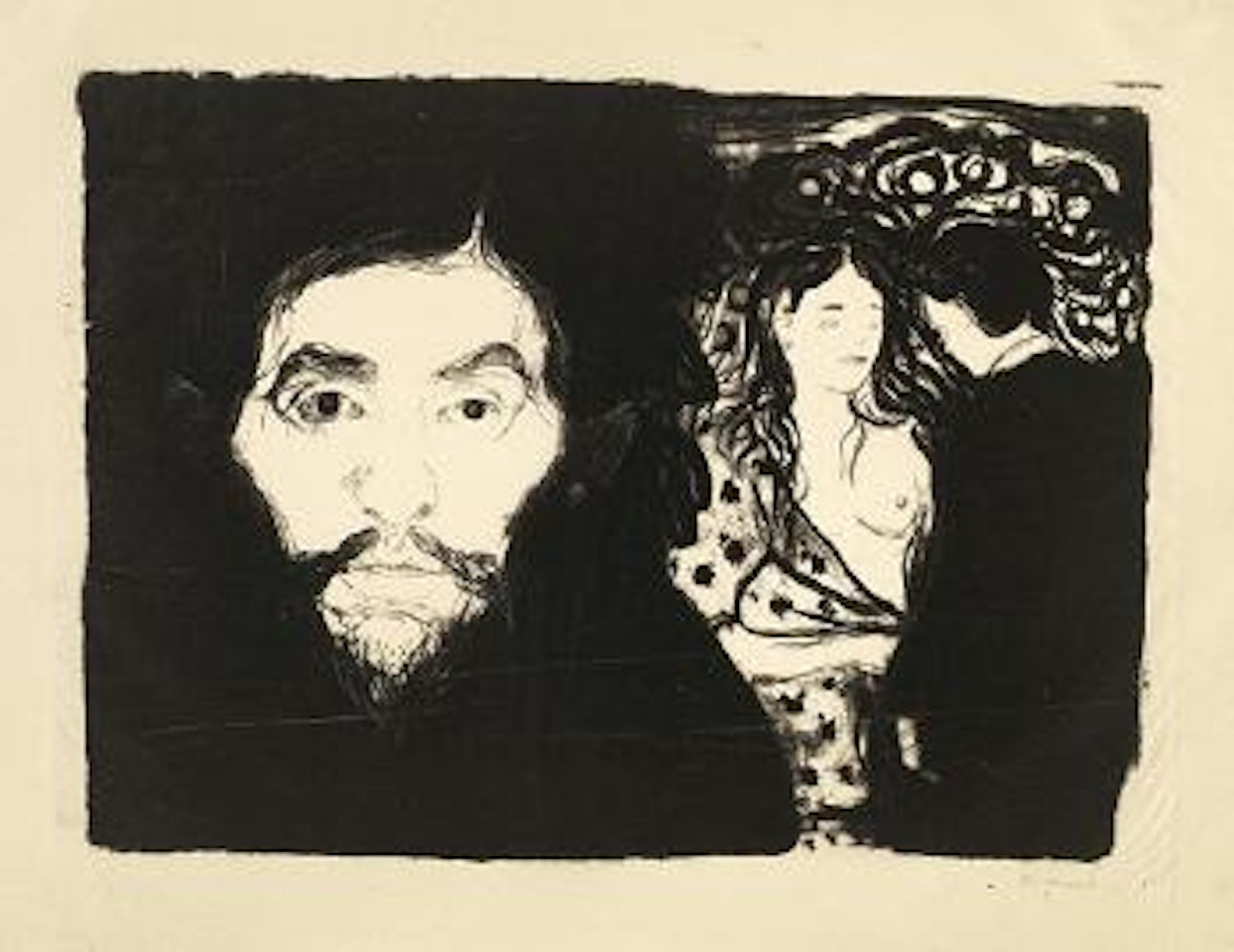 Eifersucht I by Edvard Munch