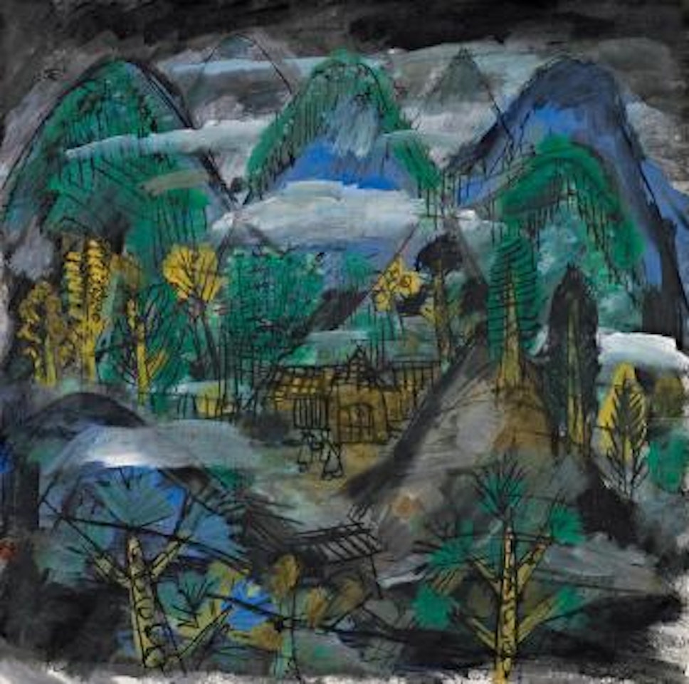 Scenery by Lin Fengmian
