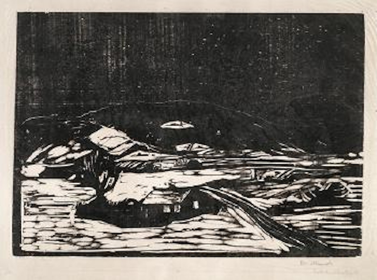 Grosse Schneelandschaft by Edvard Munch