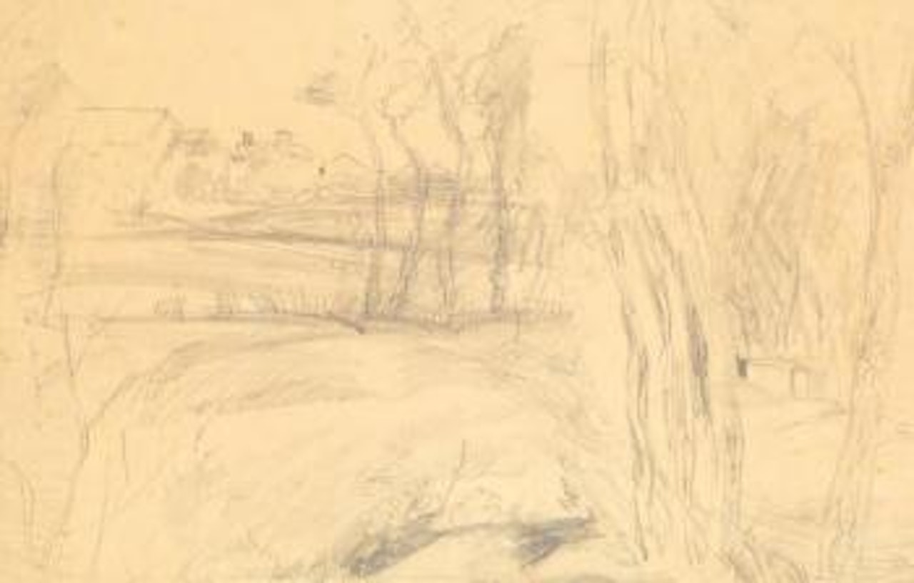 Paysage de campagne by Jean Dufy