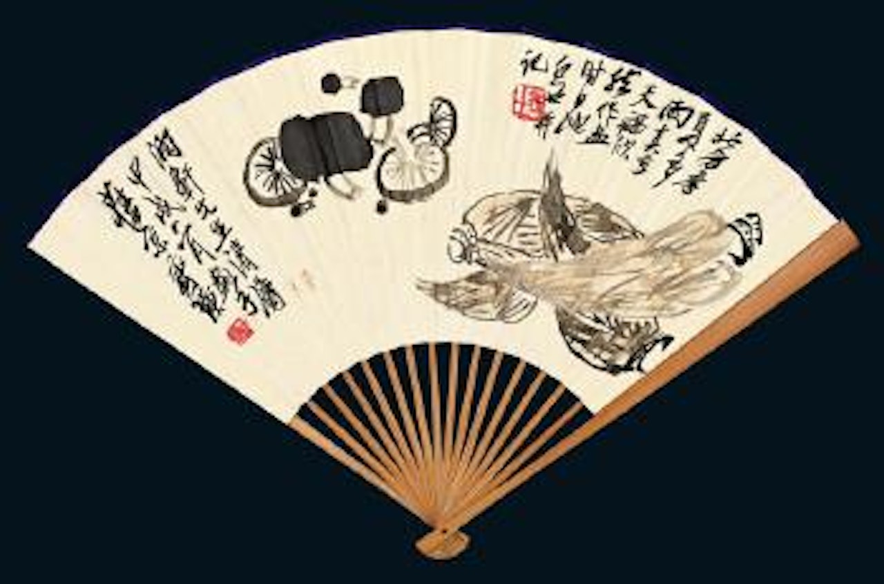 Mushrooms and bamboo shoots by Qi Baishi