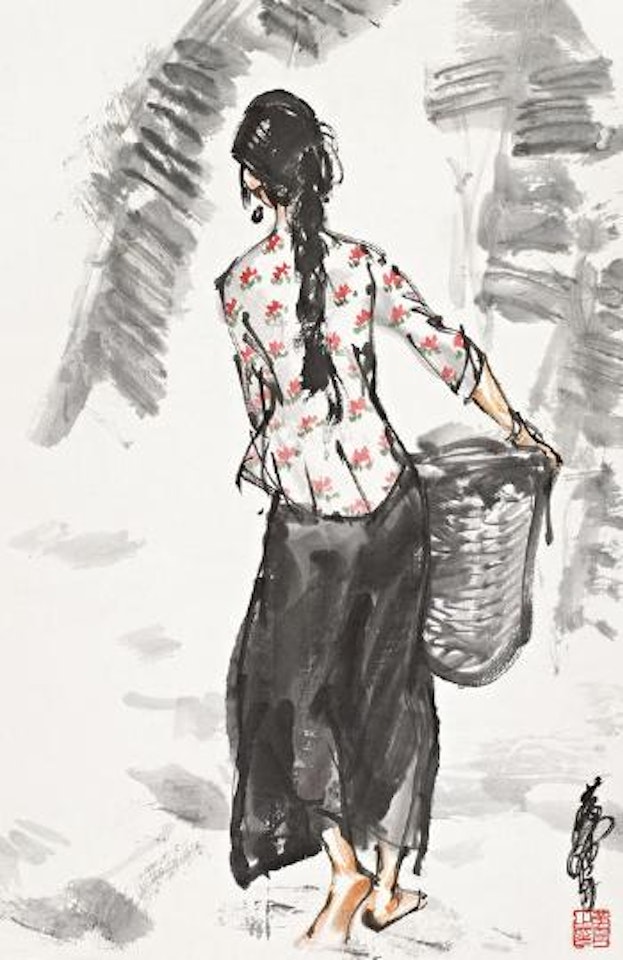 A girl by Huang Zhou
