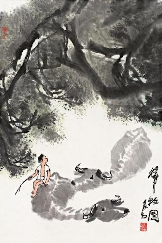 Cowboy by Li Keran