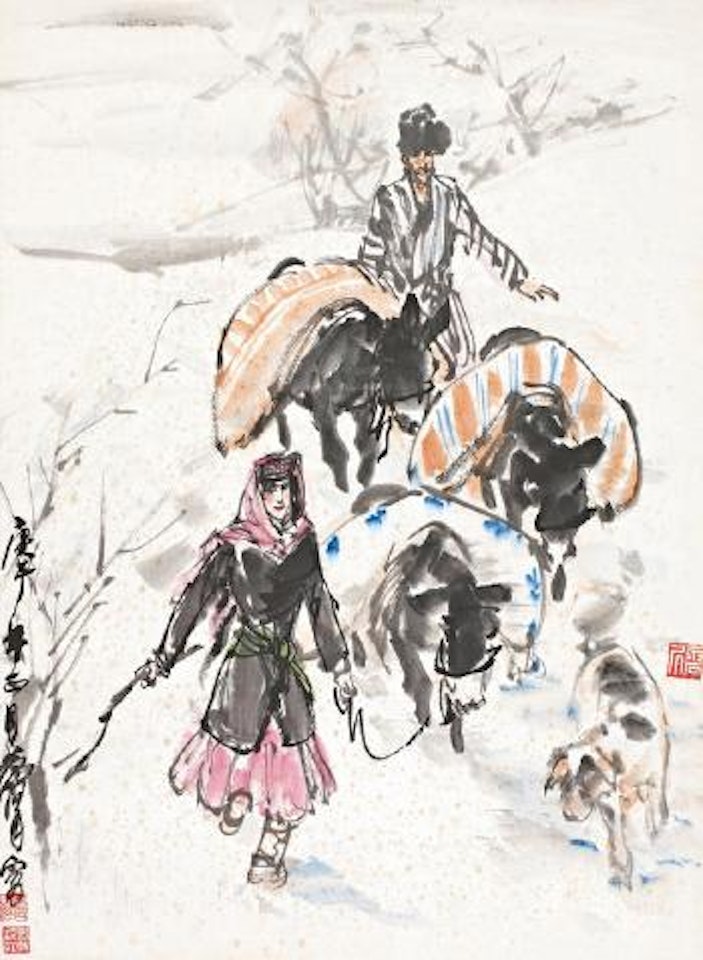 Delivery of food by Huang Zhou