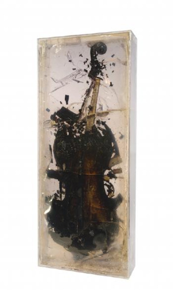 L'incineration de Paganini by Arman