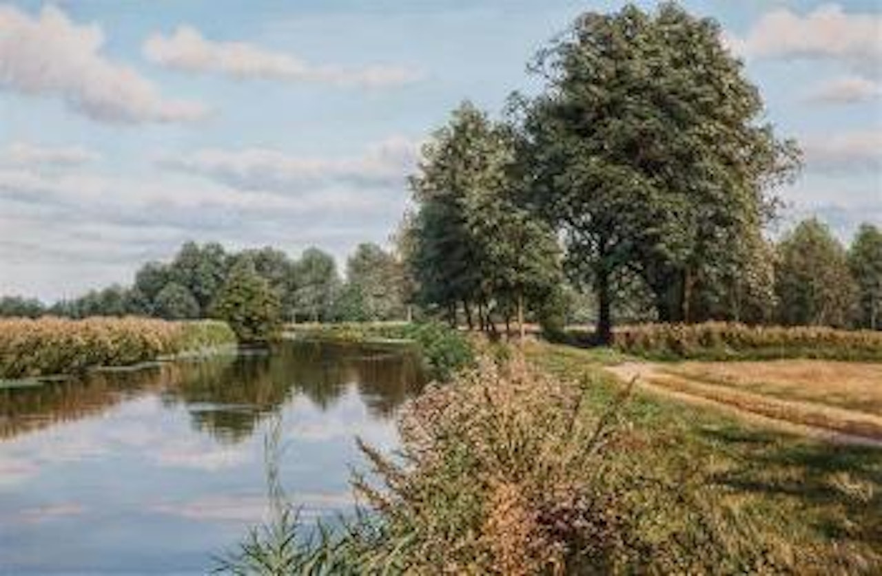 River Chelmer west of Paper Mills Lock, Essex by David Smith