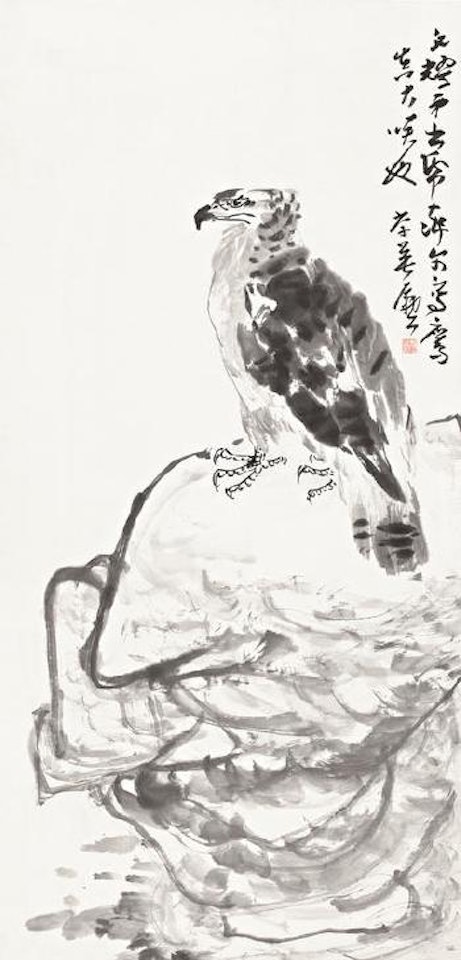 An eagle by Li Kuchan