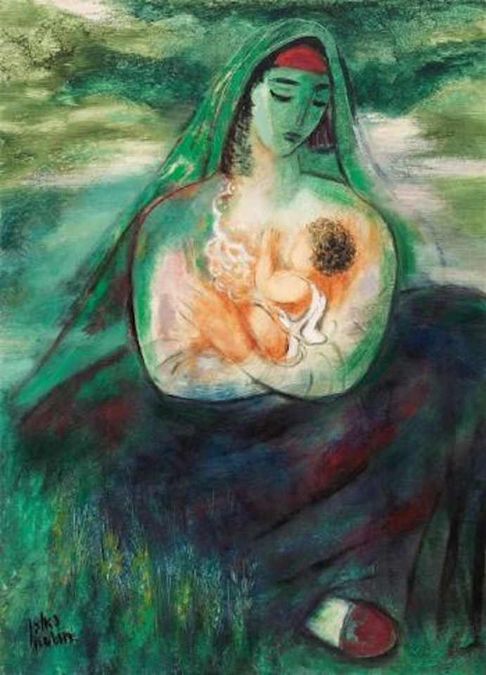 Mother and Child by Reuven Rubin