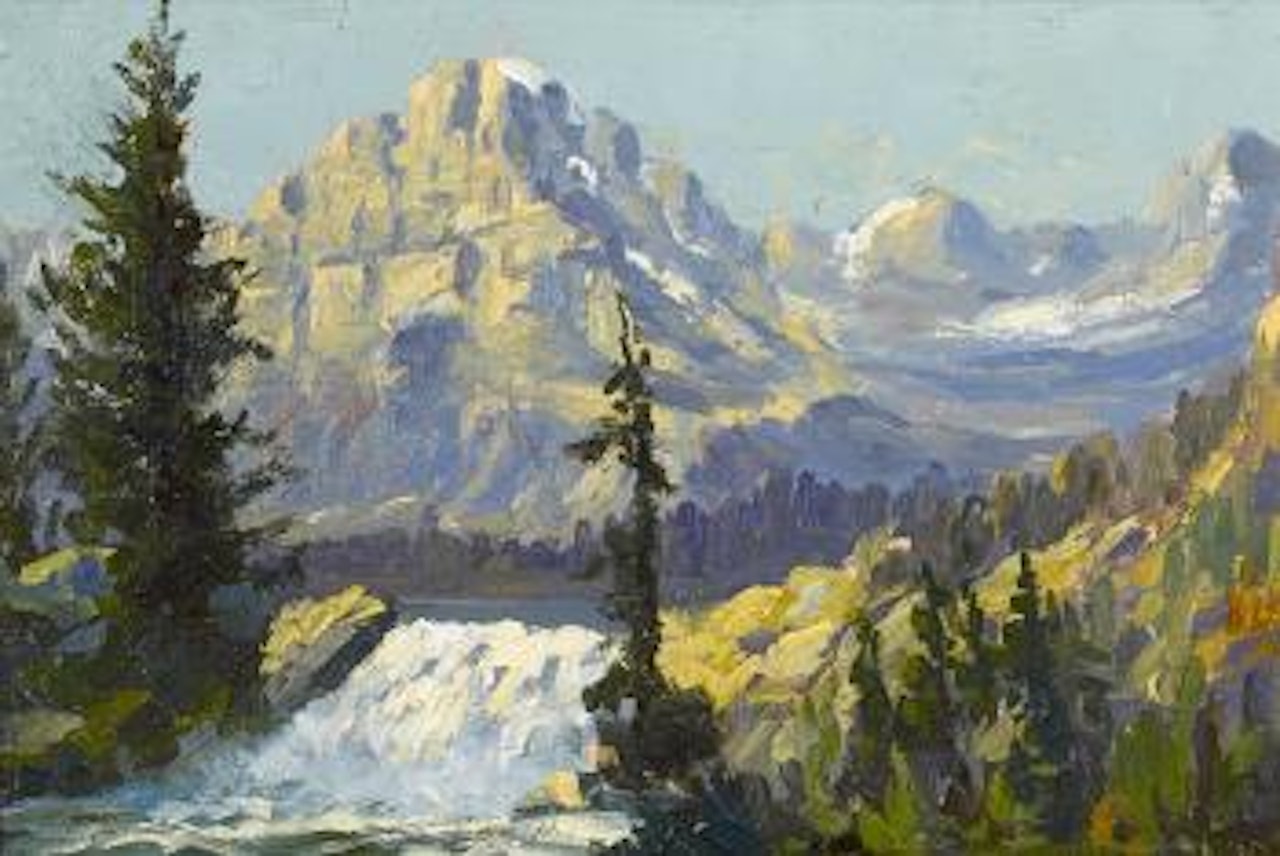 Swiftcurrent Falls, Glacier Park by John Fery