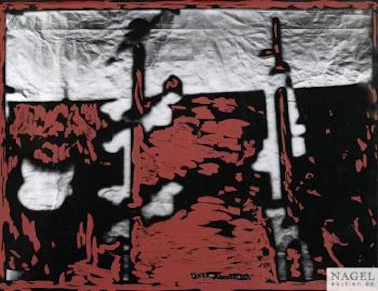 Fernsehbild (Kicker) I by Sigmar Polke