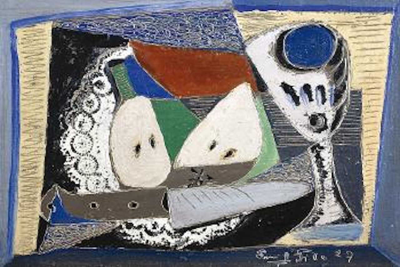 Still Life with lace by Emil Filla