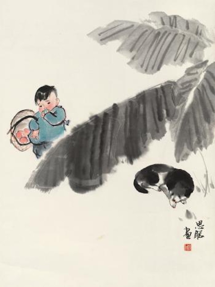 Boy And Dog by Zhou Sicong