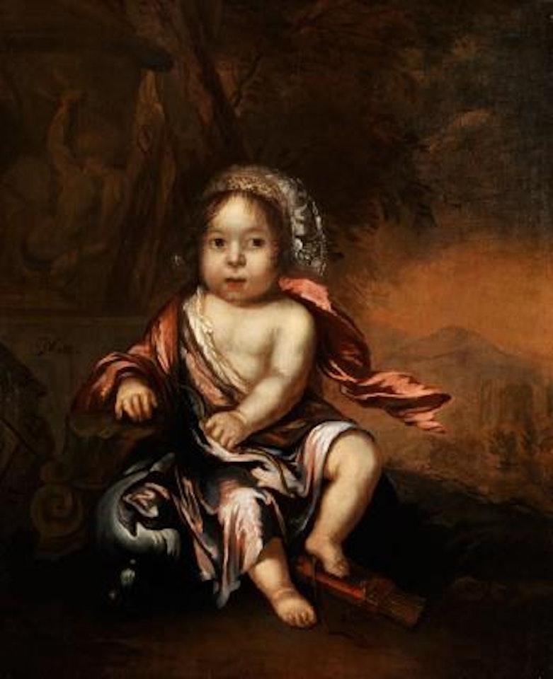 Entwurf Zu Einem Grossen Repräsentationsbildnis: Prinz Von Oranien Als Amor by Nicolaes Maes