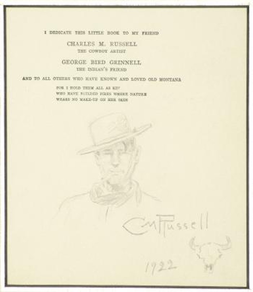Self Portrait by Charles M Russell