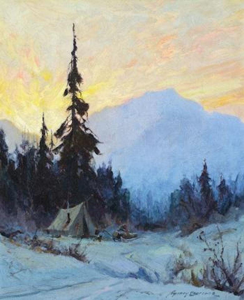 Camp on the Trail by Sydney Mortimer Laurence