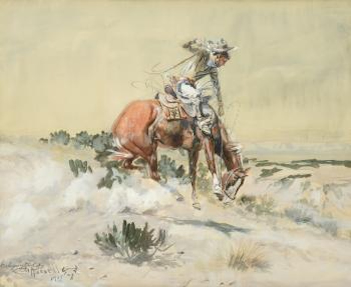 A Pitcher by Charles M Russell