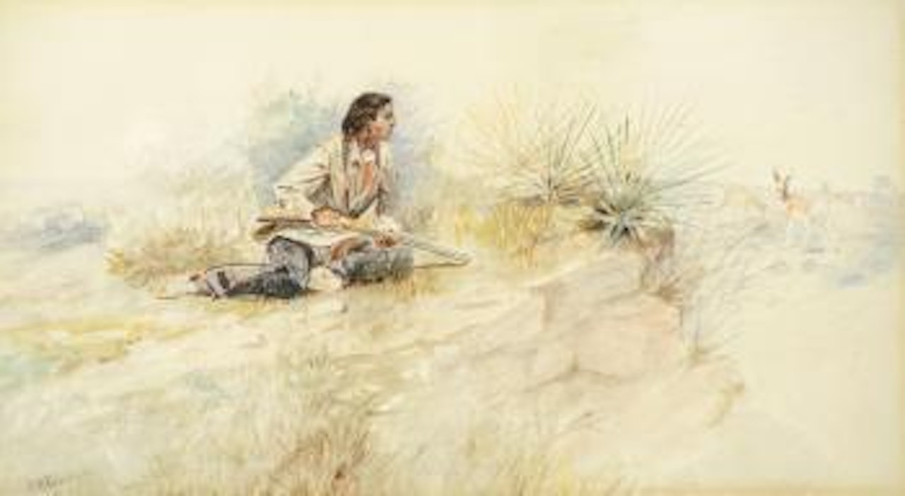 Antelope Hunt by Charles M Russell