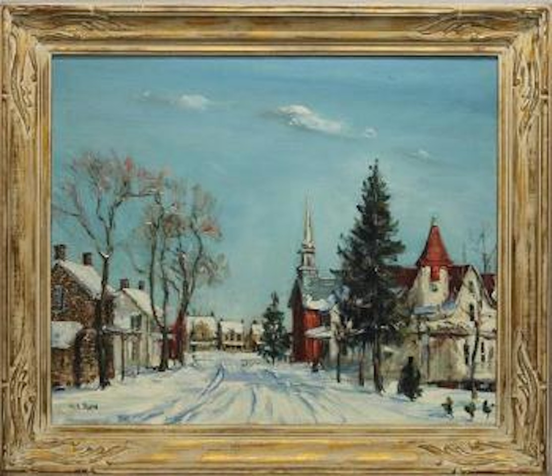 Quakertown church by Walter Emerson Baum